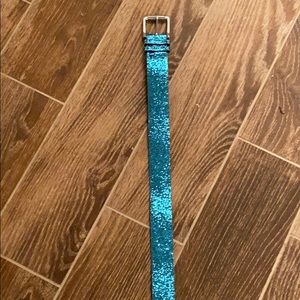 Blue sparkly belt